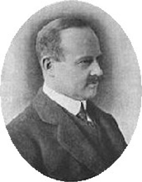 Albert Lilienberg, stadsingenjör 1907–27, som ritade Bagaregårdens stadsplan (1920).