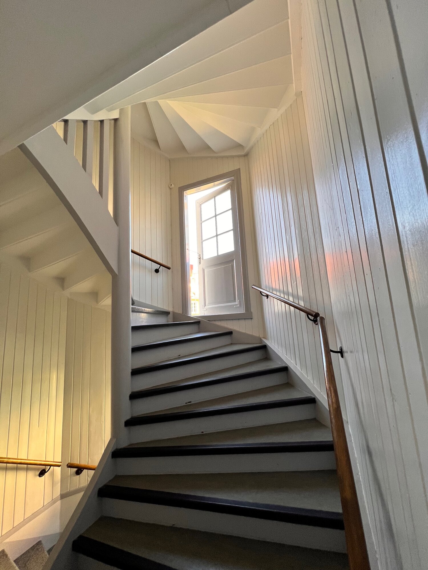 Trappuppgången, sedd nedifrån