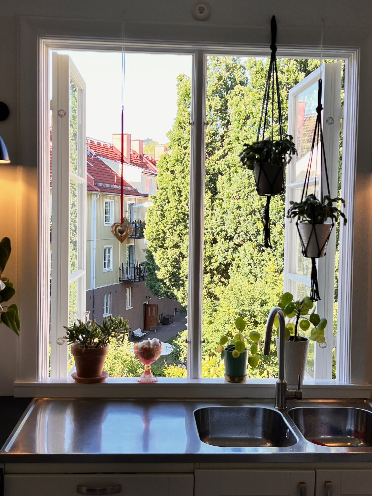 Utsikt över innergården
